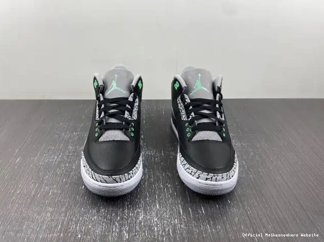 Official Maikesneakers Green Air Jordan Glow 3 CT8532-031 0528